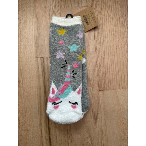 Northeast Outfitters Cozy Cabin Socks Youth Size 10K-4 Aloe Infused Unicorn - Picture 1 of 2